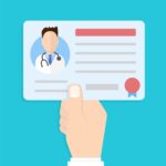 license doctor in hand license doctor in hand
